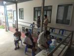 บรรยากาศการลงทะเบียน ทำบัตรสวัสดิการเเห่งรัฐ ประจำปี 2565