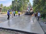 องค์การบริหารส่วนตำบลป่าระกำได้ดำเนินการก่อสร้างถนนคอนกรีตเส