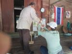 ประสานงาน   เเละลงพื้นที่  ม. 2  ต.ป่าระกำ ตามโครงการรณรงค์ป