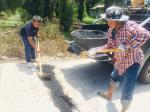 ดำเนินการปรับปรุงซ่อมแซมทางต่างระดับ บ้านหัวทองหลาง หมู่8 ตำ